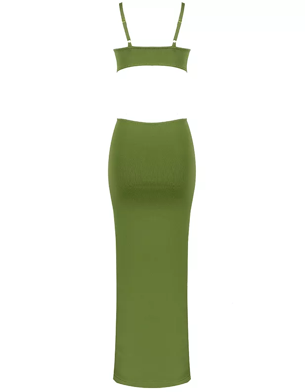 Sari Green Maxi Dress