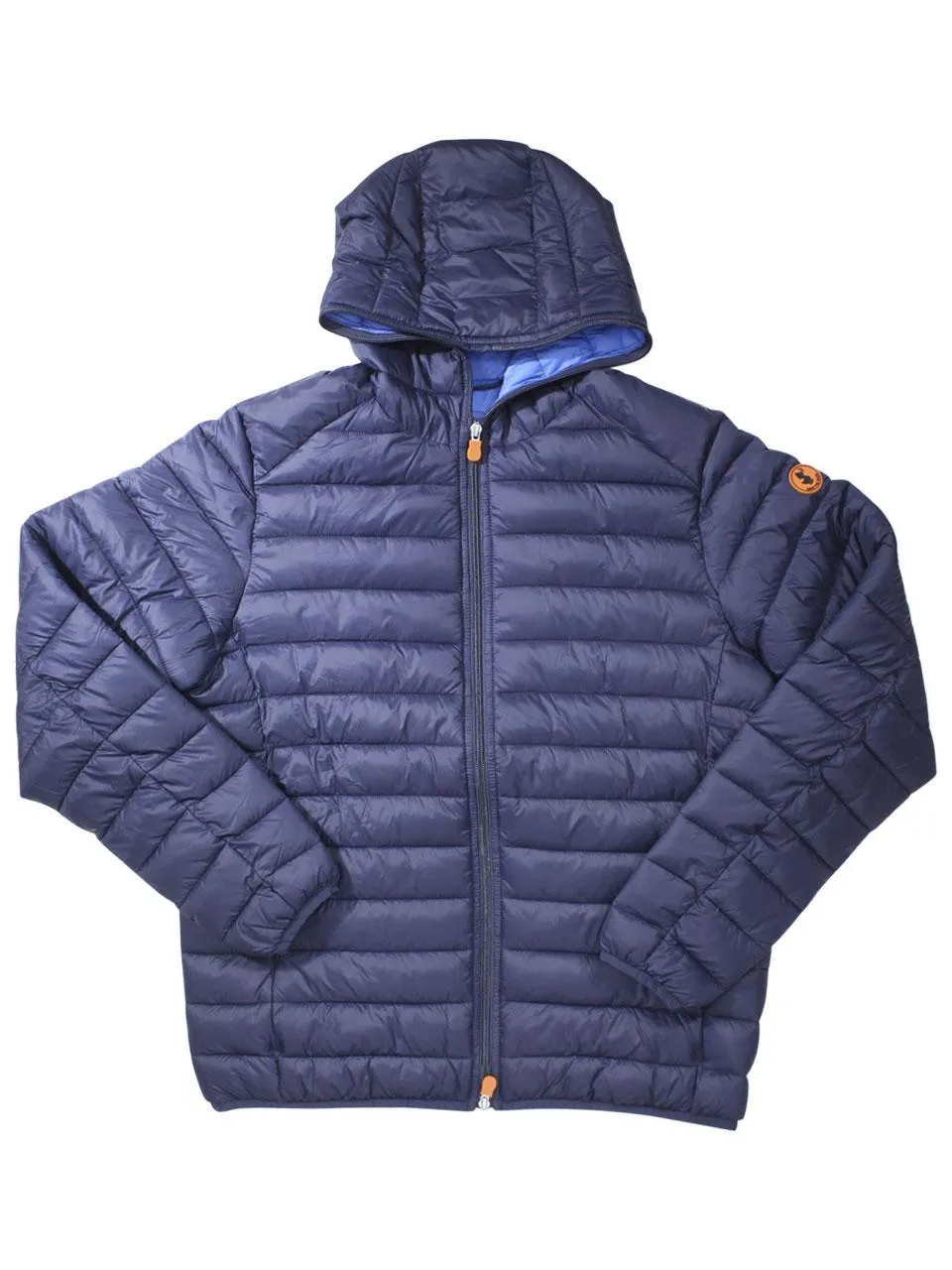 Save The Duck Giga Ultralight Puffer Jacket Men's S3065M-GIGA7 Blue Black Sz: XL