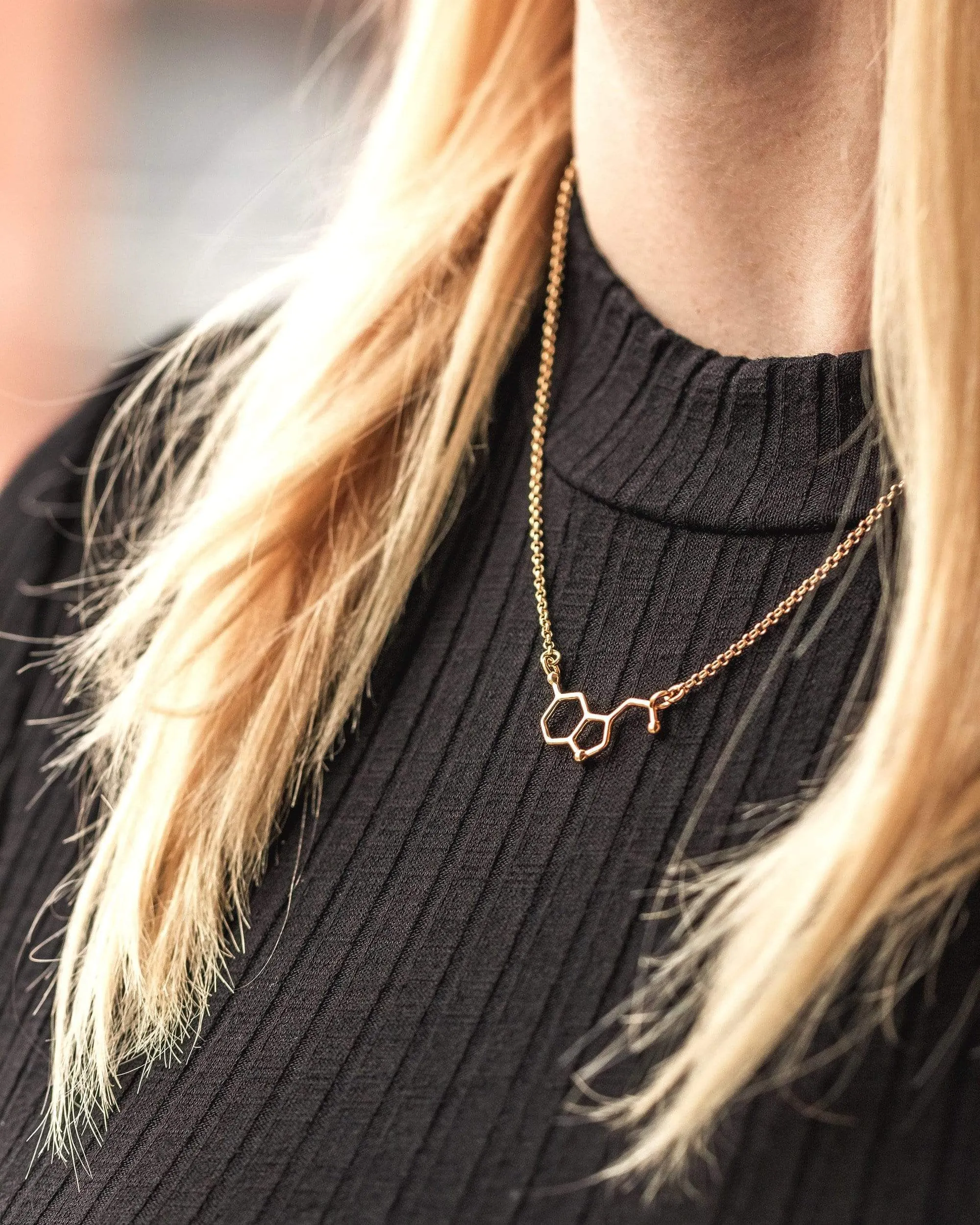 serotonin necklace H | gold vermeil