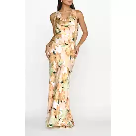 She Loves IT Yellow Floral Print Maxi Dress