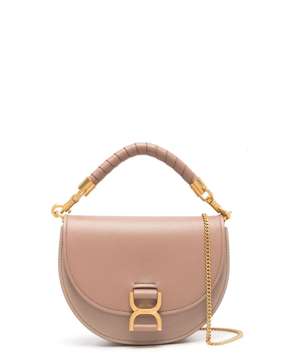 Small Marcie Top Handle Bag in Woodrose