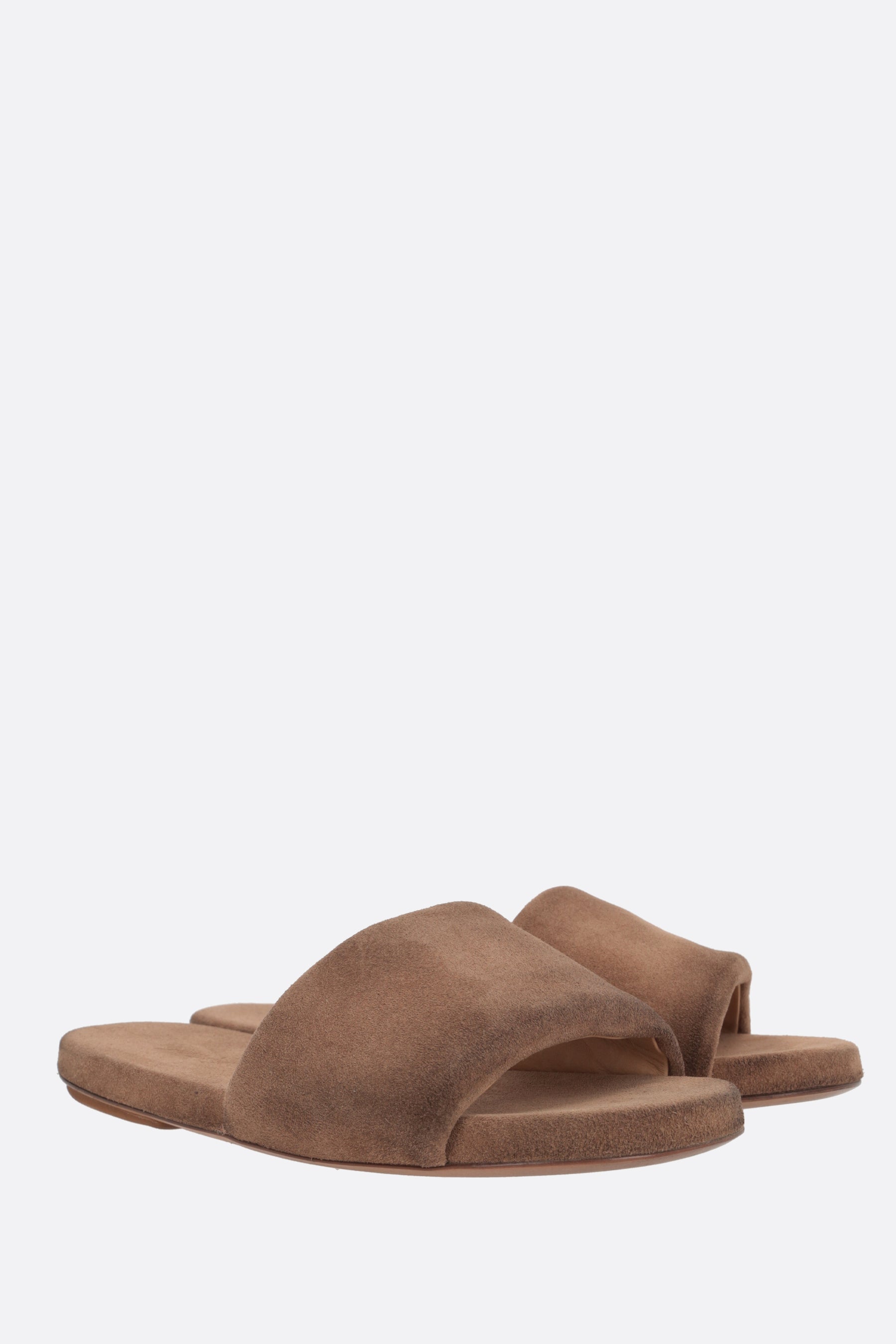 Spanciata suede slide sandals