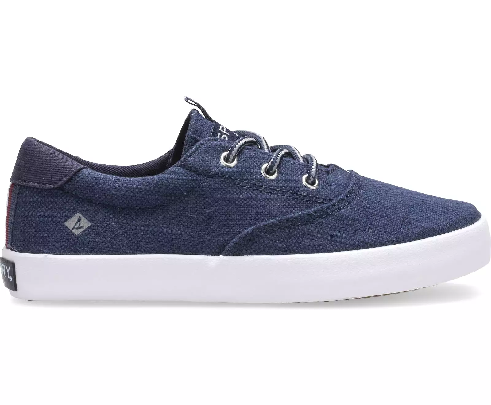 Spinnaker Big Kid's Washable Sneaker - Navy Canvas