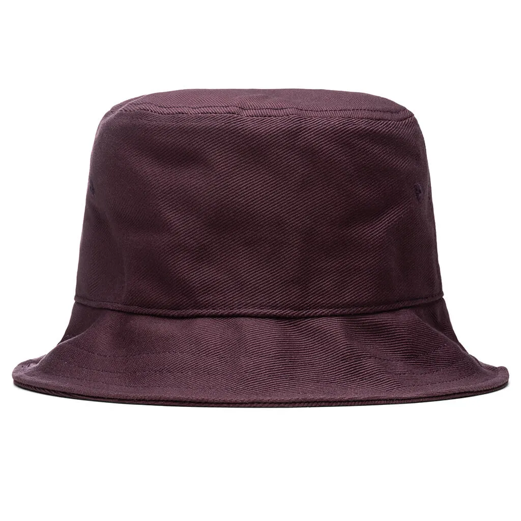 SS Link Deep Bucket Hat - Burgundy