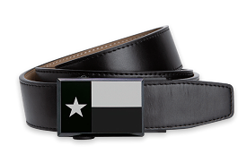 Texas Heritage Black, 1 3/8 Strap, Dress Belt