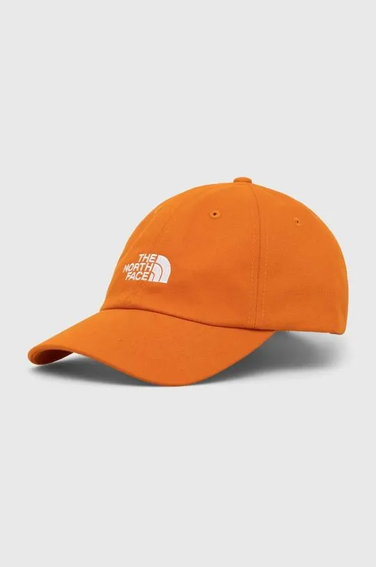 The North Face baseball cap Norm Hat orange color NF0A7WHOPCO1