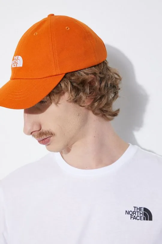 The North Face baseball cap Norm Hat orange color NF0A7WHOPCO1