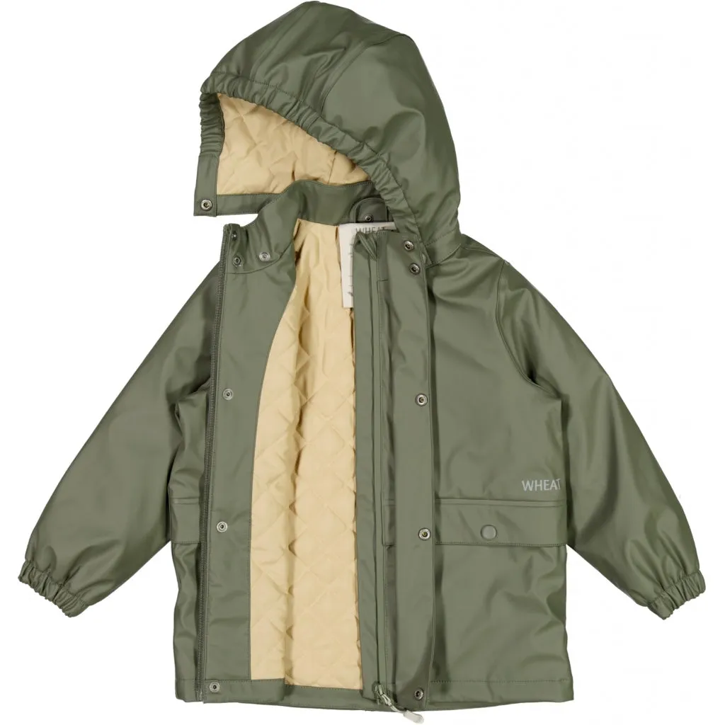 Thermo Rain Coat Ajo - tea leaf