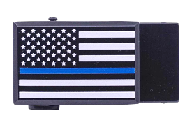 Thin Blue Line Classic Dress Buckle, Fits 1 3/8 Straps