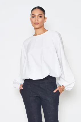 Tie-Back Bubble Blouse