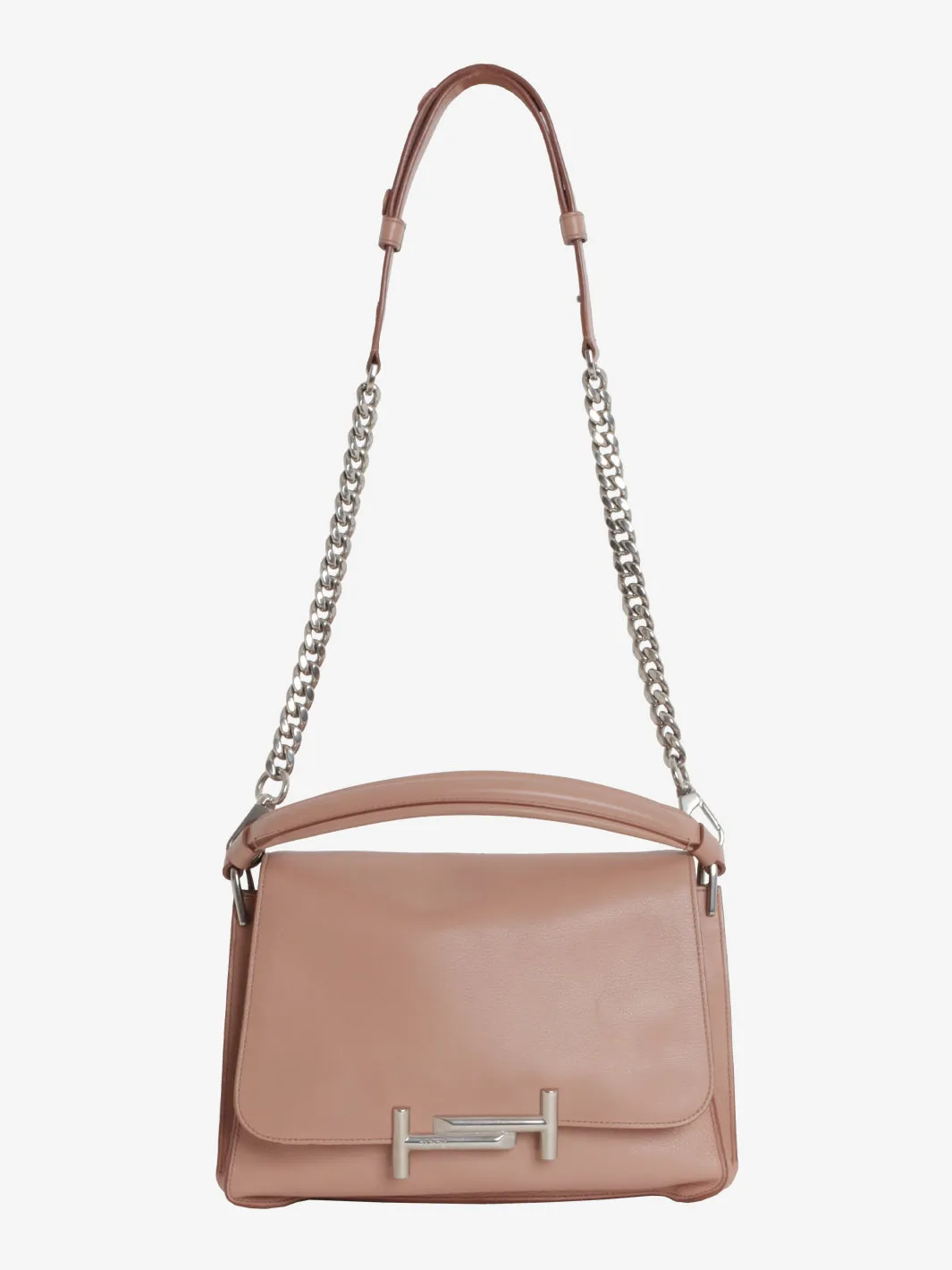 Tod's Leather Handbag With Adjustable Shoulder Strap