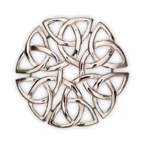 Trinity Knot Interlace Brooch