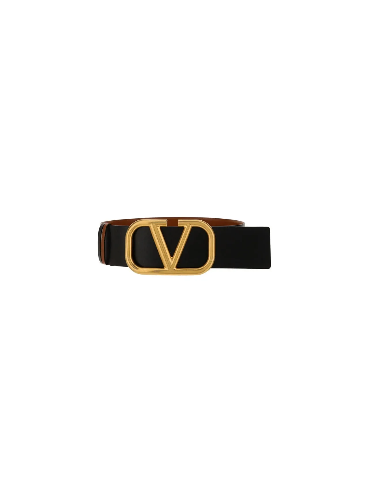 Valentino VLogo Plaque Reversible Belt