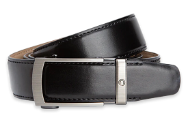 Vetica Black, 1 3/8 Strap, Dress Belt