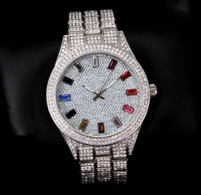 White Gold Rainbow watch