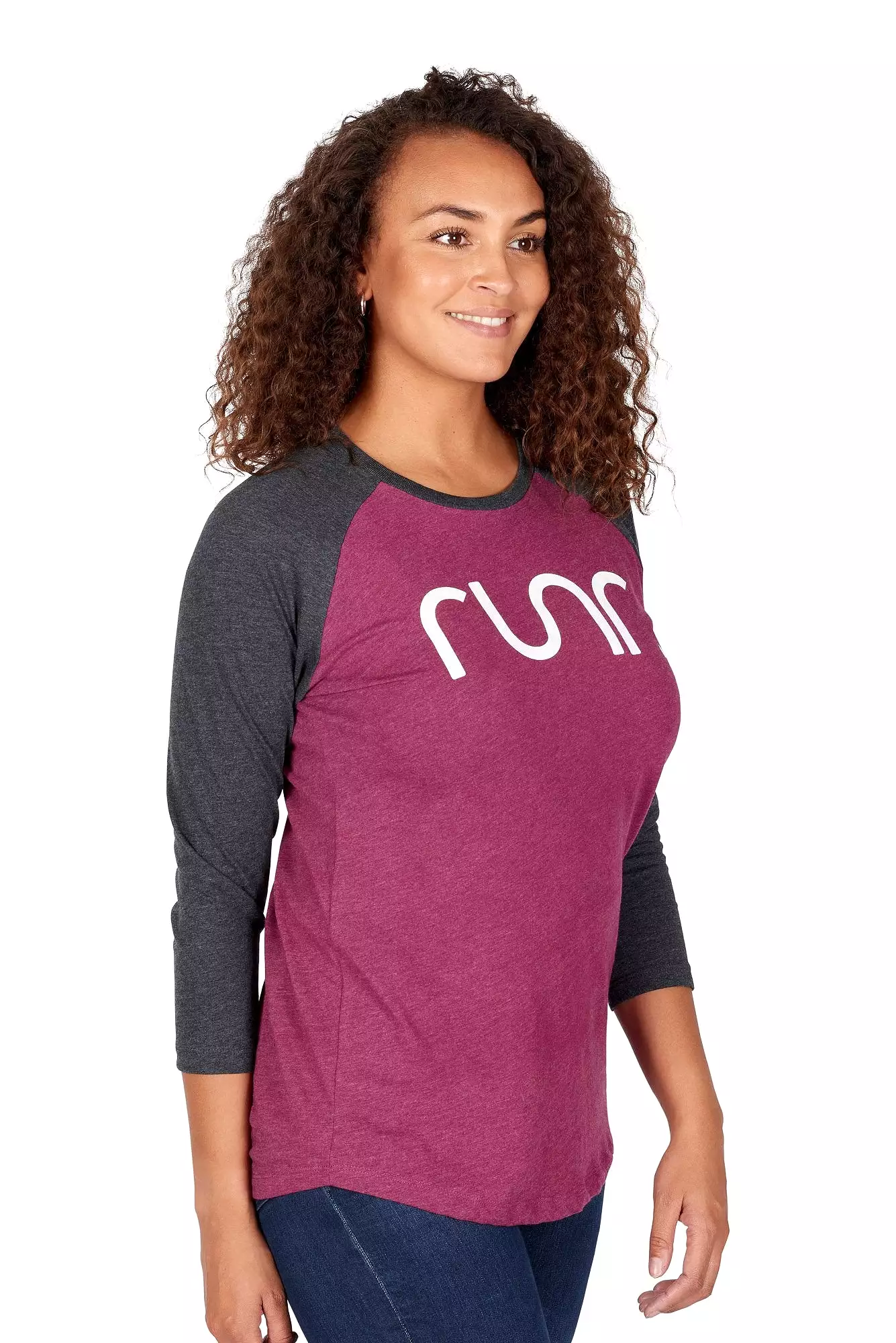 Women's Baseball Runr T-Shirts - Plum