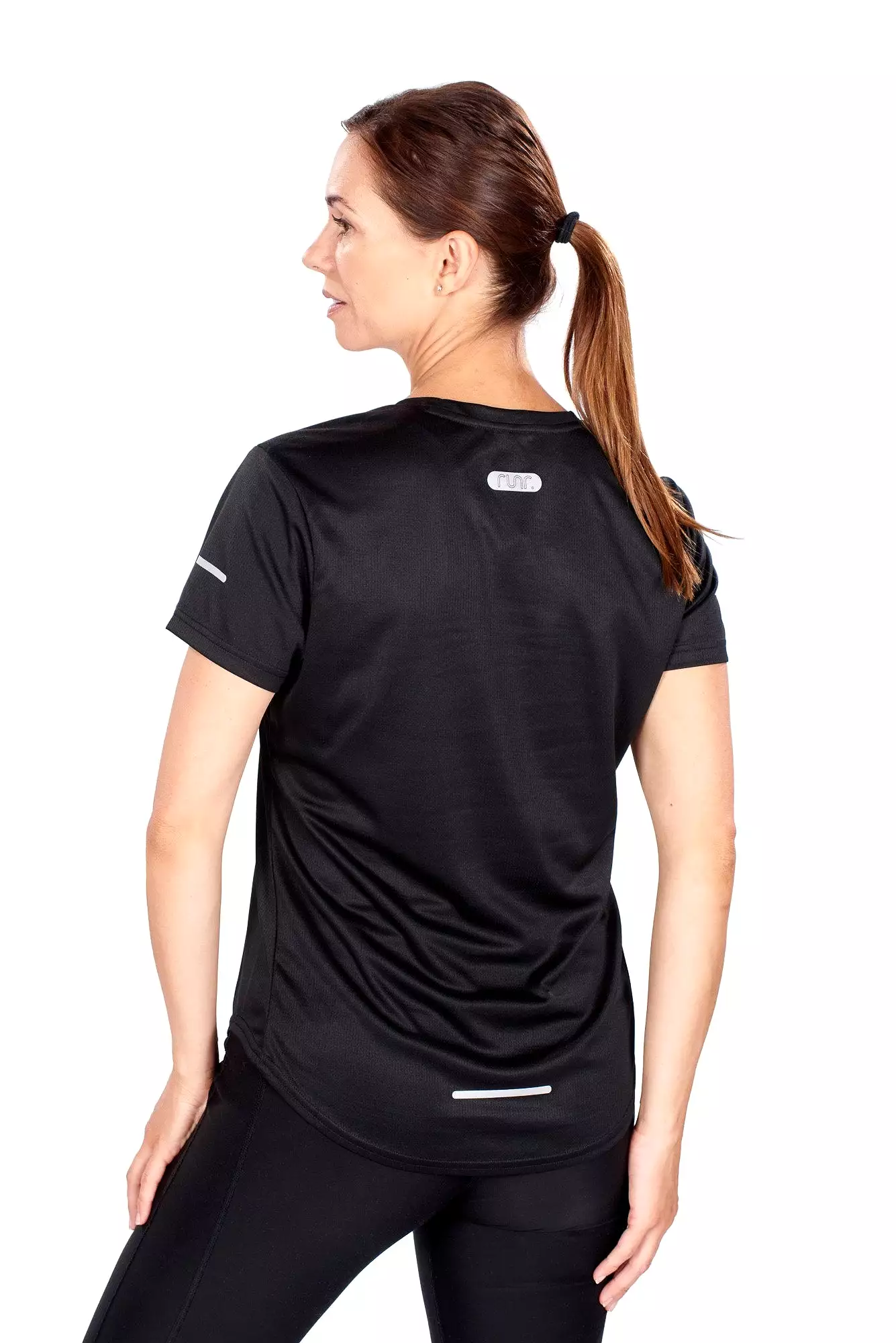 Women's EcoTek Runr Technical T-Shirt - Black