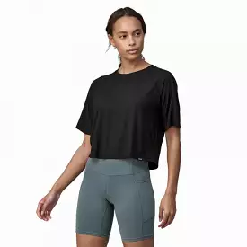 Women's S/S Cap Cool Trail Cropped Shirt