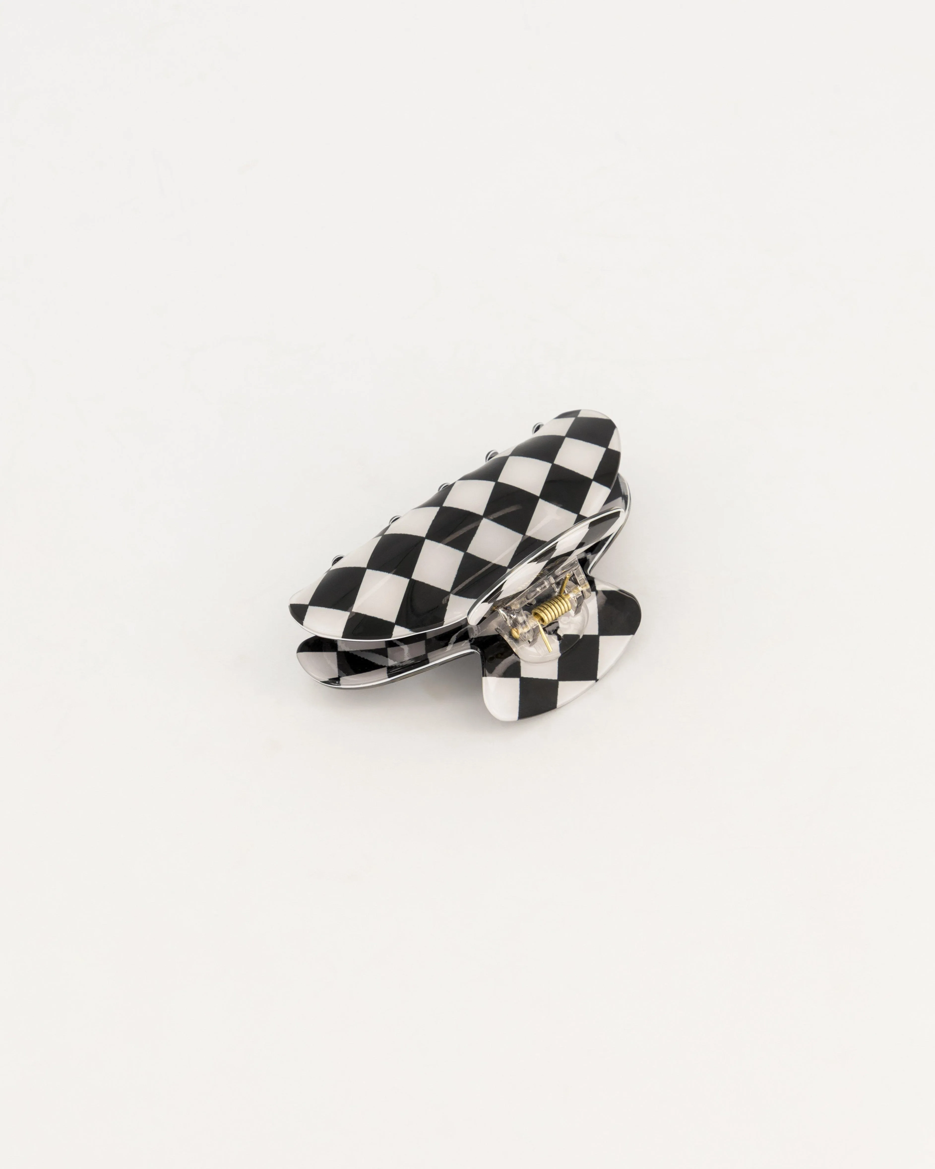 Women's Molly Gingham Bulldog Hair Clip | Old Khaki