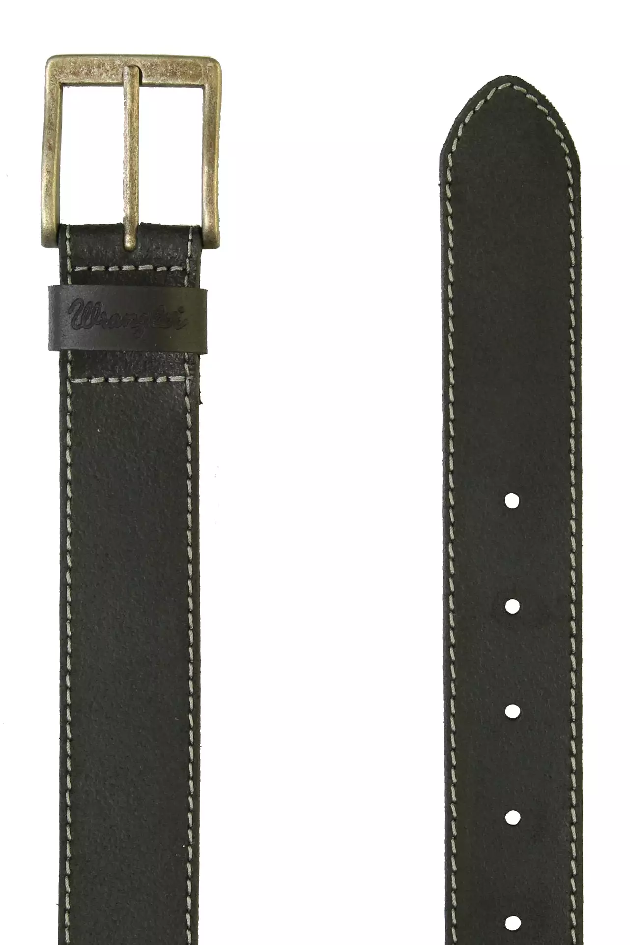 Wrangler Mens 'Stitched' Leather Belt